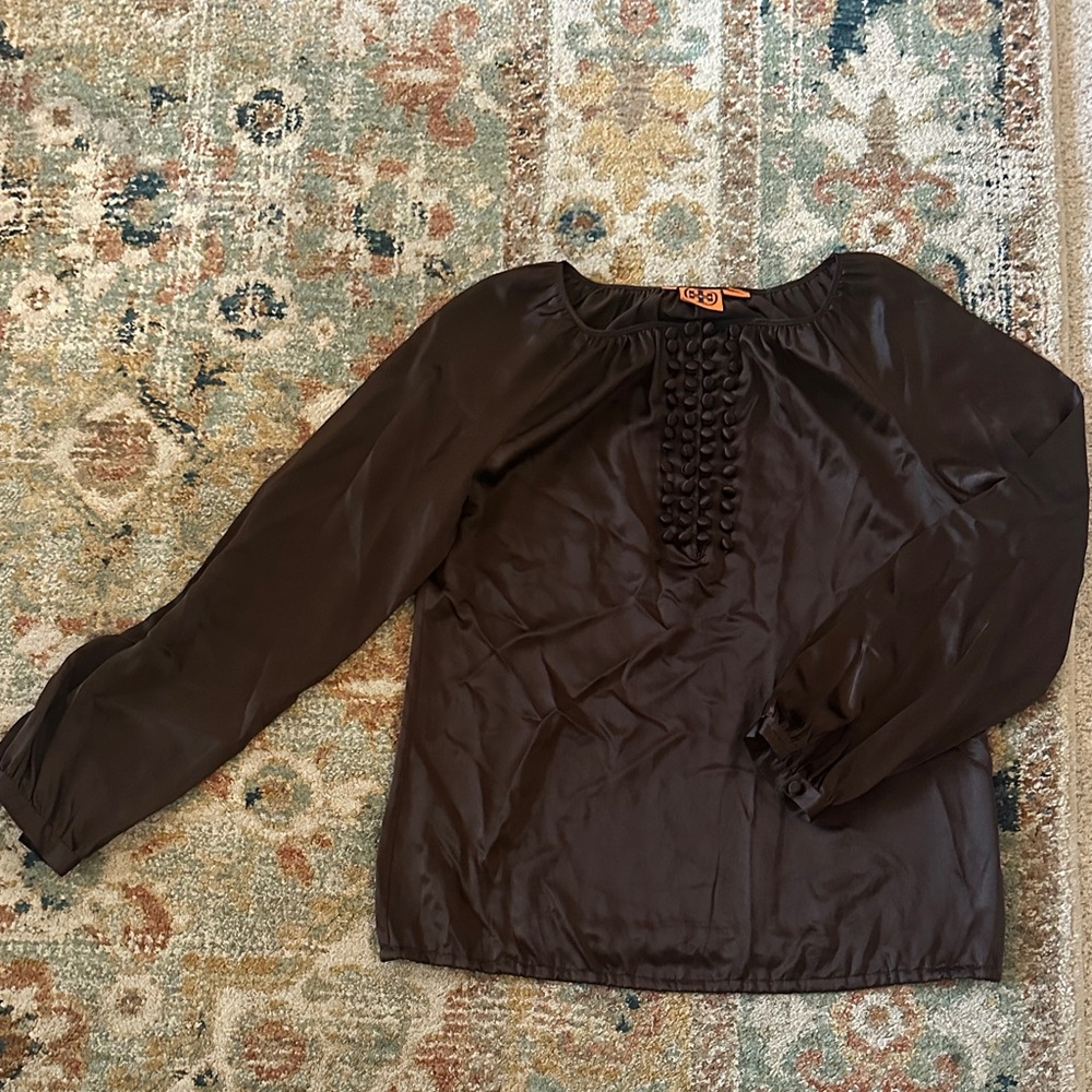 Tory Burch Chocolate Brown Blouse